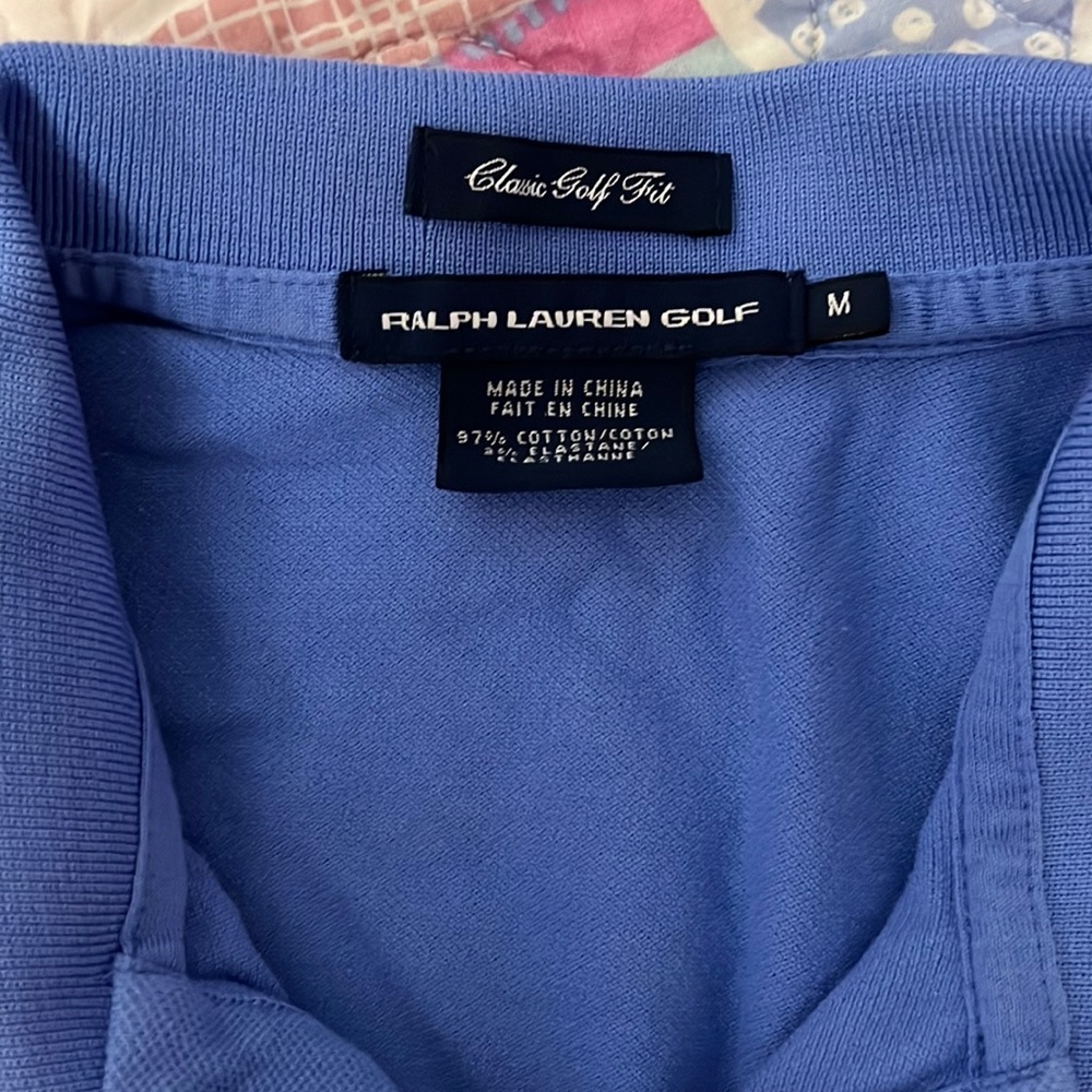 Womens Ralph Lauren GOLF Size Medium. Classic fit Golf. Blue